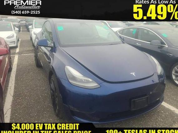 TESLA MODEL Y 2021 5YJYGDEFXMF209952 image